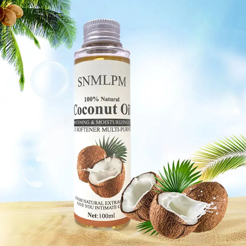 100ml Natural Organic Coconut Oil Body Face Oil Massage Relaxation Skin Coconut Essential Oil - Femlinza