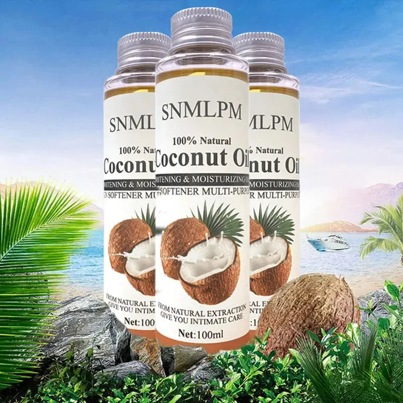 100ml Natural Organic Coconut Oil Body Face Oil Massage Relaxation Skin Coconut Essential Oil - Femlinza