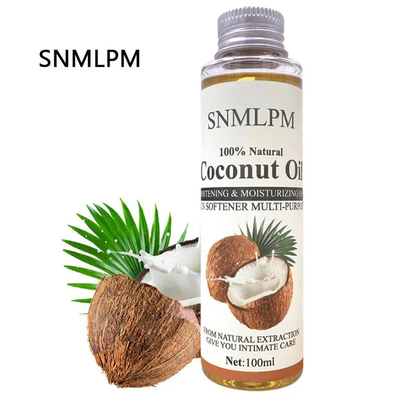 100ml Natural Organic Coconut Oil Body Face Oil Massage Relaxation Skin Coconut Essential Oil - Femlinza