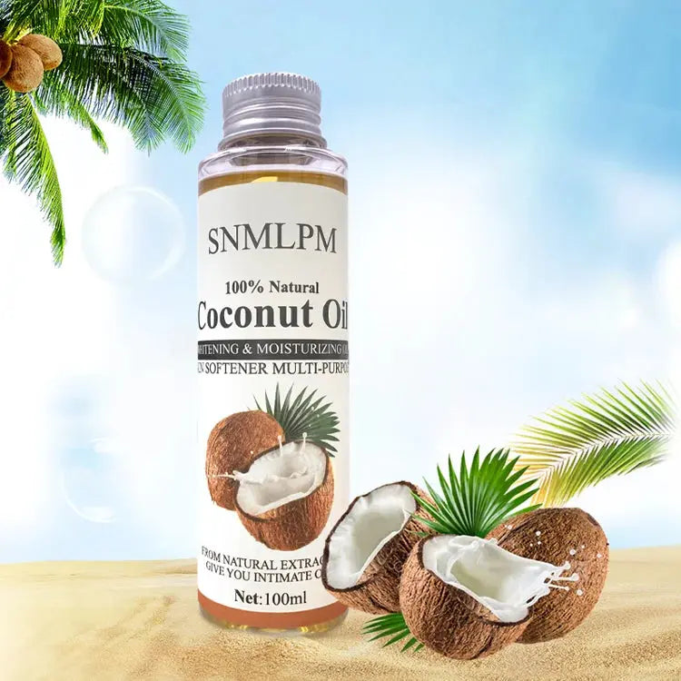 100ml Natural Organic Coconut Oil Body Face Oil Massage Relaxation Skin Coconut Essential Oil - Femlinza