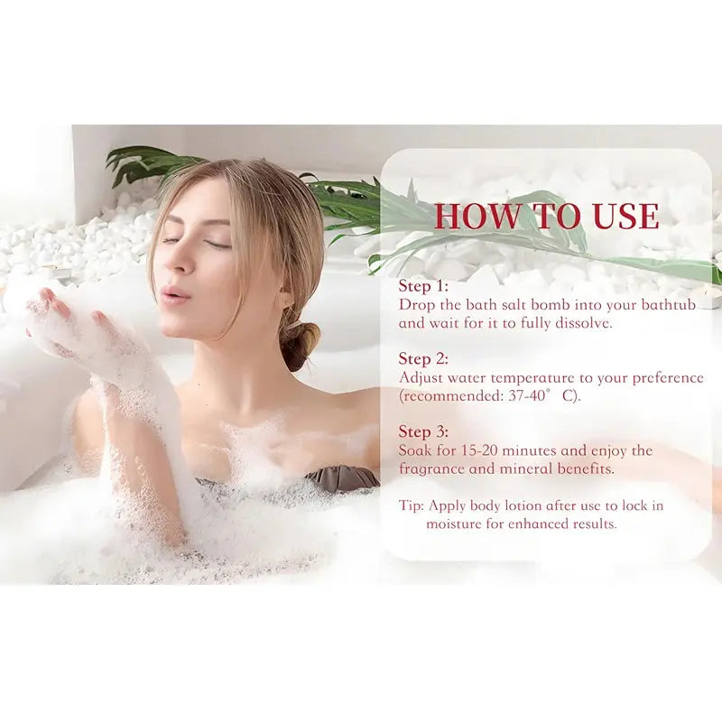 12pcs bath bomb gift box body care spa bathtub suitable for women and men, rich in essential oils to moisturize dry skin - Femlinza