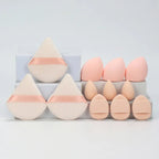 12pcs Makeup Sponge Blender Beauty Egg Soft Cosmetic Puff Foundation Sponges Powder Puff Women Make Up Accessories Beauty Tools - Femlinza