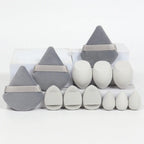 12pcs Makeup Sponge Blender Beauty Egg Soft Cosmetic Puff Foundation Sponges Powder Puff Women Make Up Accessories Beauty Tools - Femlinza