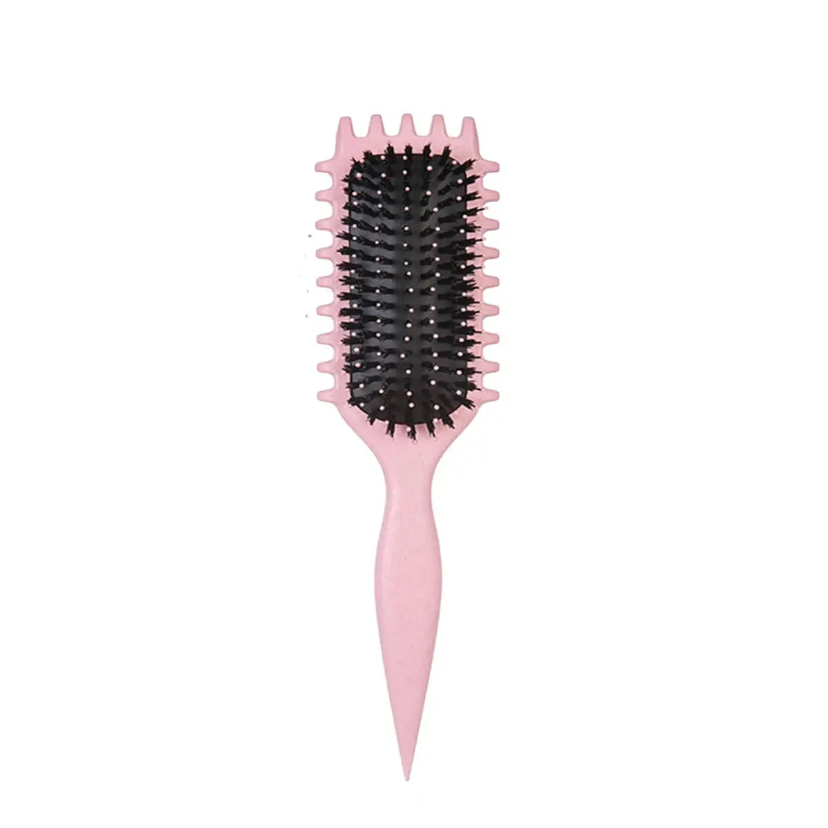 1PC Salon Styling Curly Hair Styling Brush Curl Hair Brush for Combing and Shaping Men's and Women's Curls Reduce Pulling Tools - Femlinza