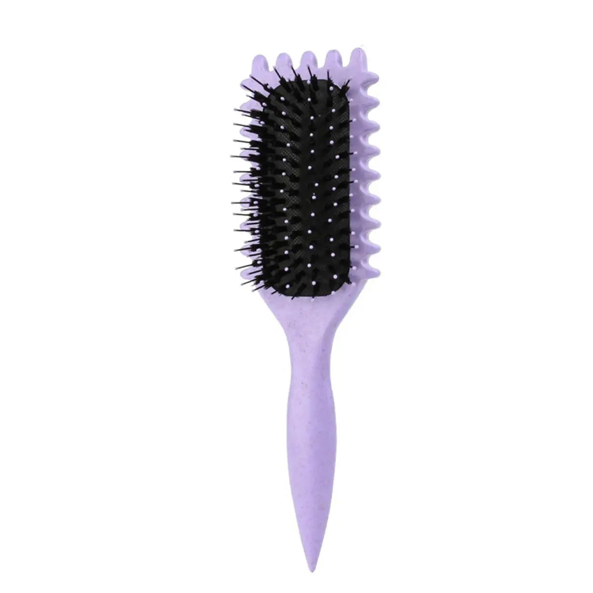 1PC Salon Styling Curly Hair Styling Brush Curl Hair Brush for Combing and Shaping Men's and Women's Curls Reduce Pulling Tools - Femlinza