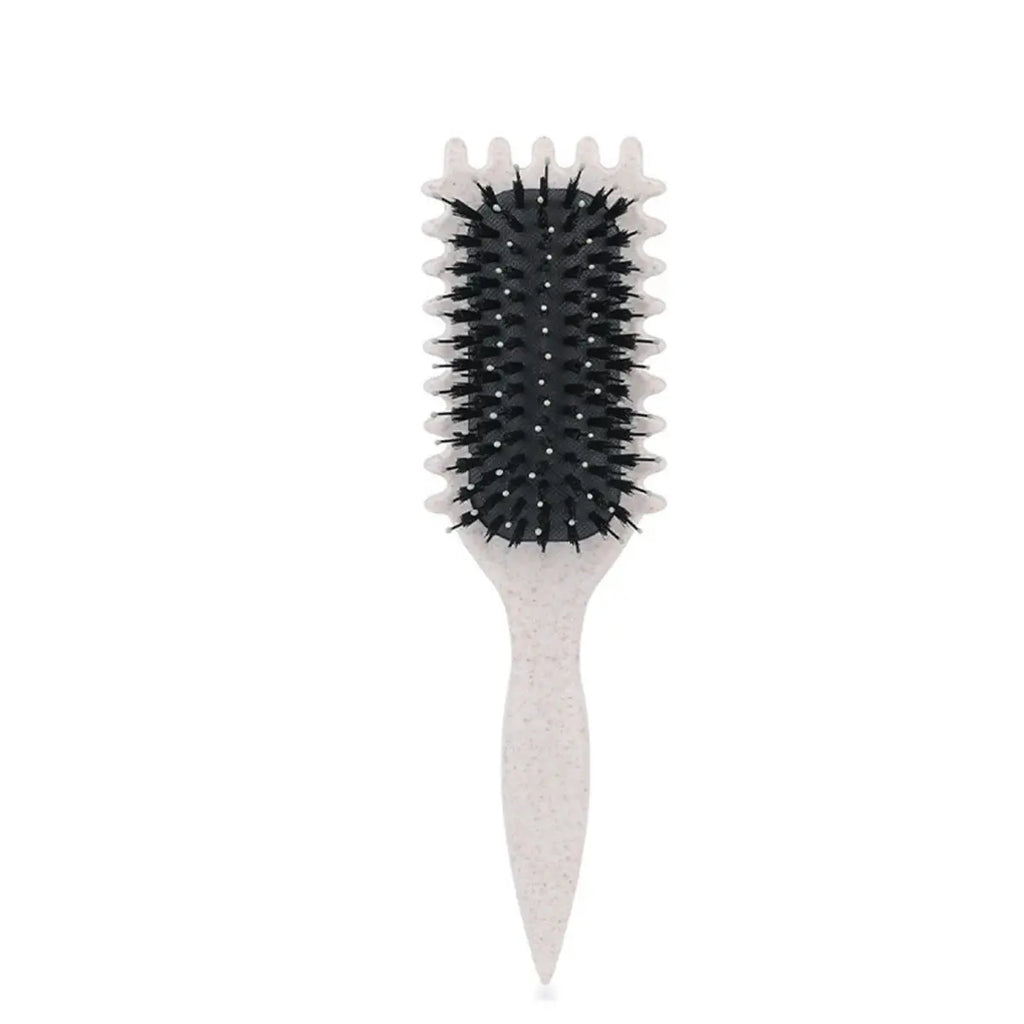 1PC Salon Styling Curly Hair Styling Brush Curl Hair Brush for Combing and Shaping Men's and Women's Curls Reduce Pulling Tools - Femlinza