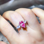 2 Carat 925 Sterling Silver Moissanite Ring - Femlinza