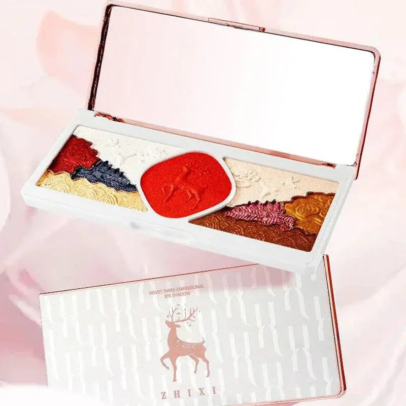 20-Piece Makeup Gift Box – Lipsticks, Eyeshadow & Skincare Set - Femlinza