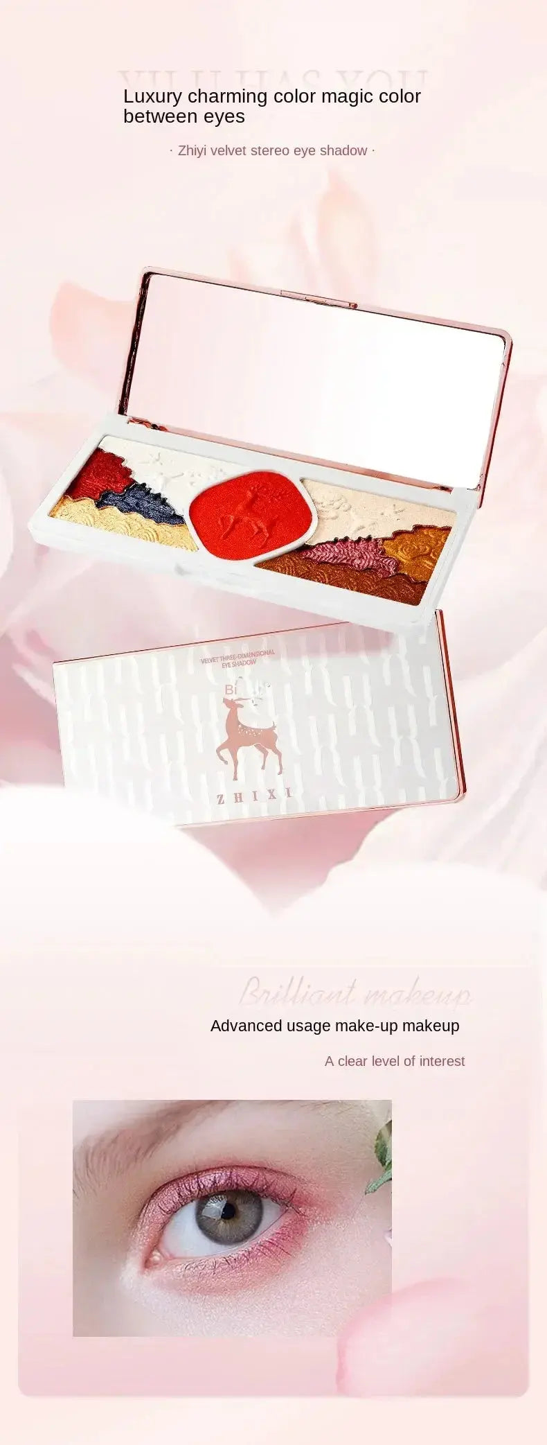 20-Piece Makeup Gift Box – Lipsticks, Eyeshadow & Skincare Set - Femlinza