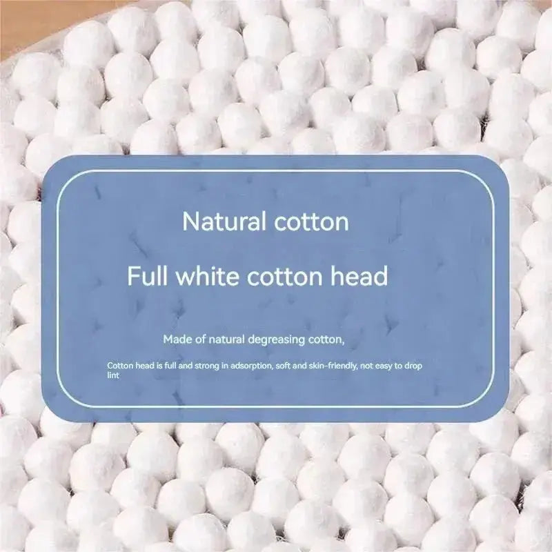 200PCS Wooden Double-Ended Cotton Swabs Make-Up Cleaning Disposable Cotton Swabs Medical Household Hygiene Ear Pulling - Femlinza