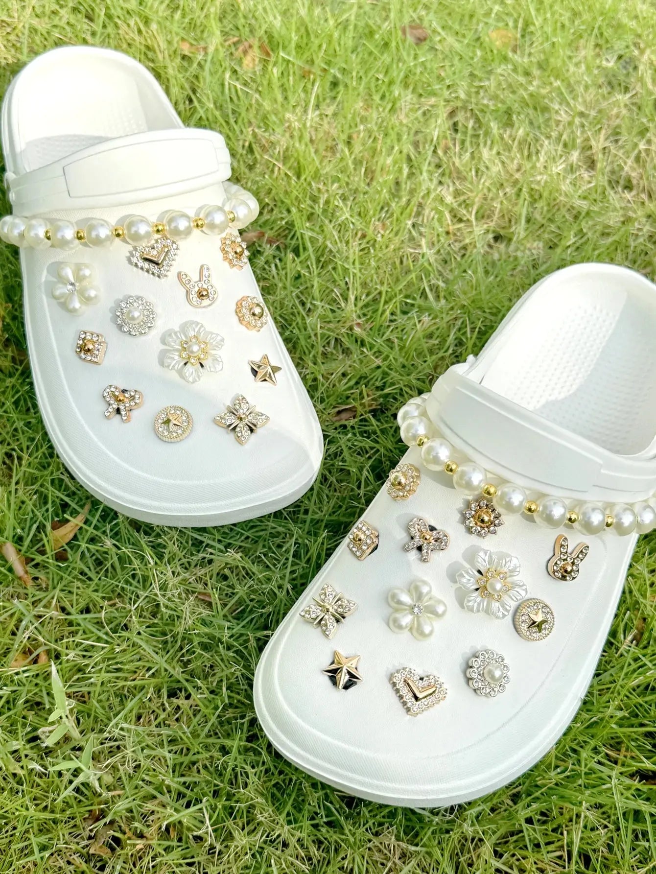 26Wooden Shoe accessories - easy to install detachable DIY accessories the perfect gift forholiday parties and special occasions - Femlinza