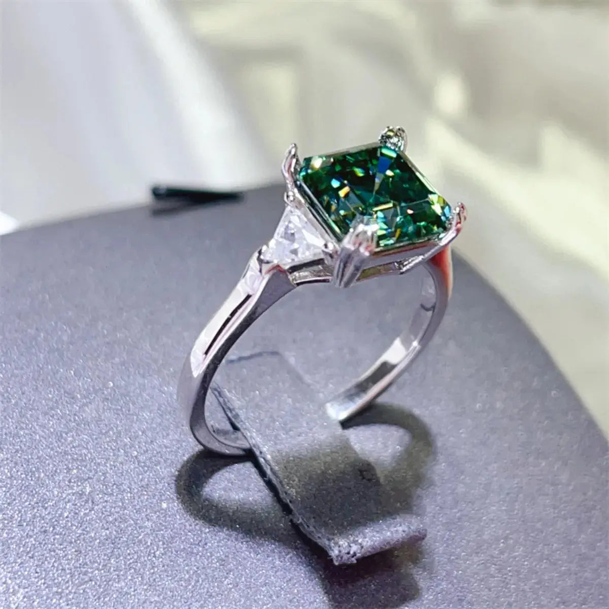 3 Carat Moissanite 925 Sterling Silver Ring - Femlinza