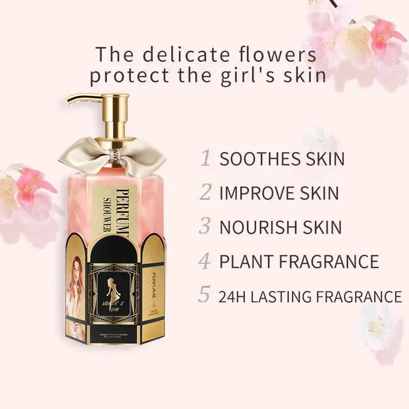 320ml Body Wash Perfume Long Lasting Fragrance Moisturizing Skin Beautifying Bath Lotion Shower Gel Body Care - Femlinza