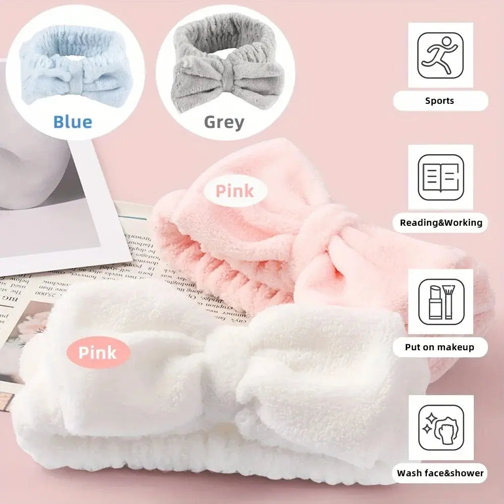 4-Piece Beauty Tool Gift Set – Ice Roller, Headband, Makeup Bag & Cleansing Brush - Femlinza