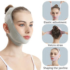 V-Shaped Face Lifting Band – Non-Invasive Double Chin Mask for Firming & Sculpting Jawline - Femlinza