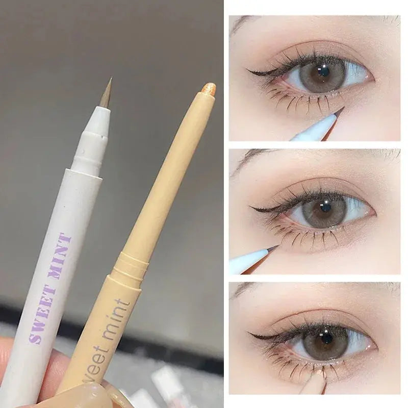 ZUOFILY Tea Brown Liquid Eyeliner & Shadow Pen – Waterproof Matte & Glitter Eye Makeup - Femlinza