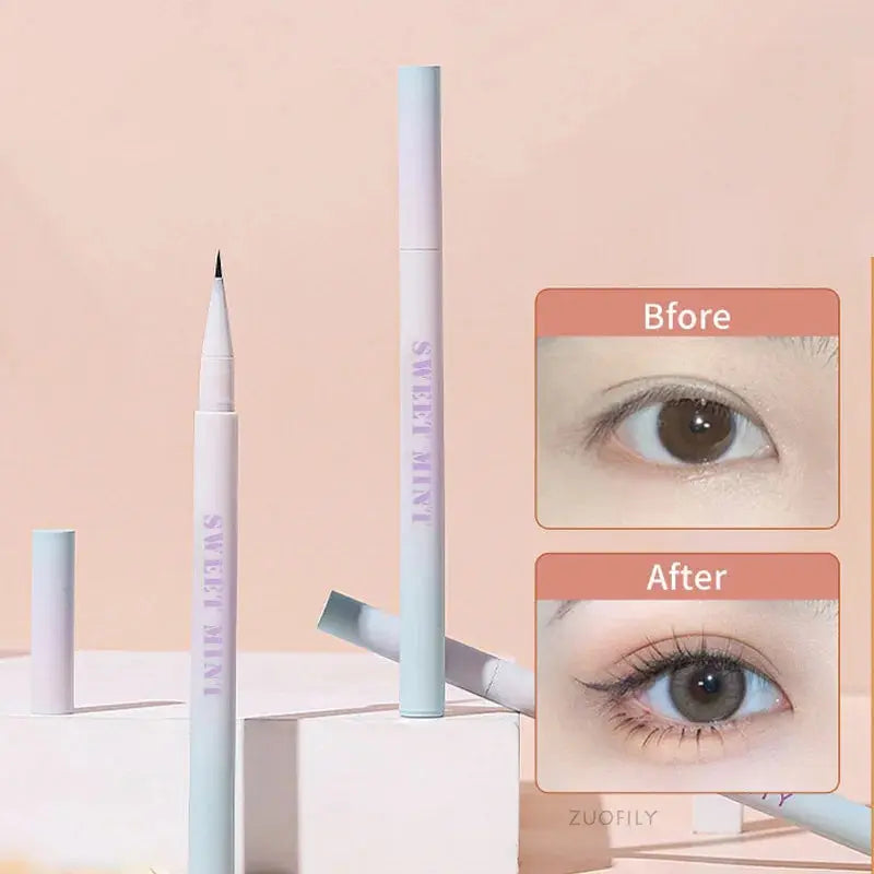 ZUOFILY Tea Brown Liquid Eyeliner & Shadow Pen – Waterproof Matte & Glitter Eye Makeup - Femlinza