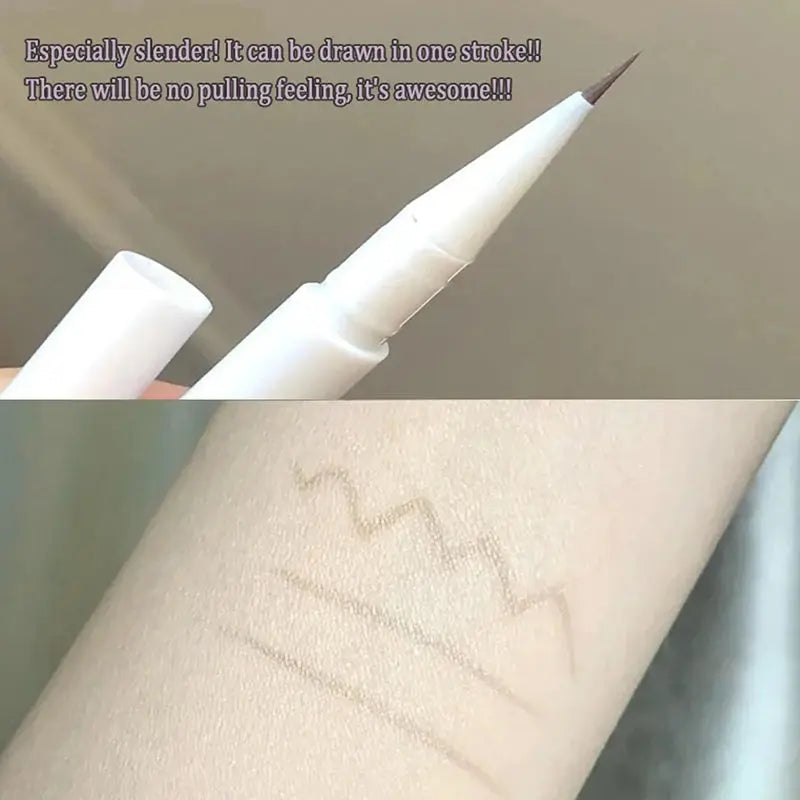 ZUOFILY Tea Brown Liquid Eyeliner & Shadow Pen – Waterproof Matte & Glitter Eye Makeup - Femlinza