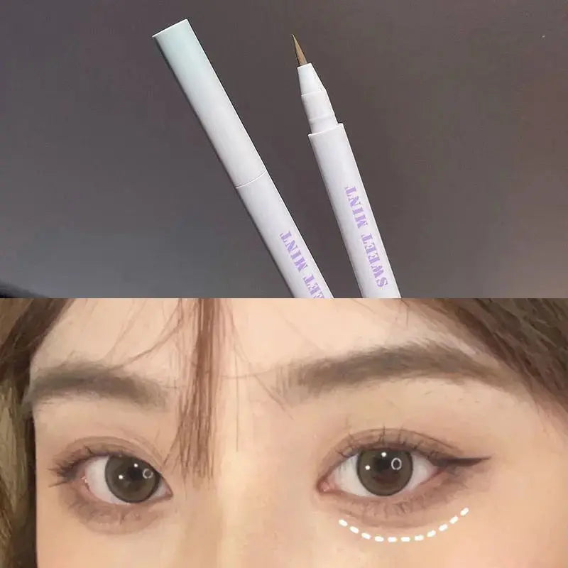 ZUOFILY Tea Brown Liquid Eyeliner & Shadow Pen – Waterproof Matte & Glitter Eye Makeup - Femlinza