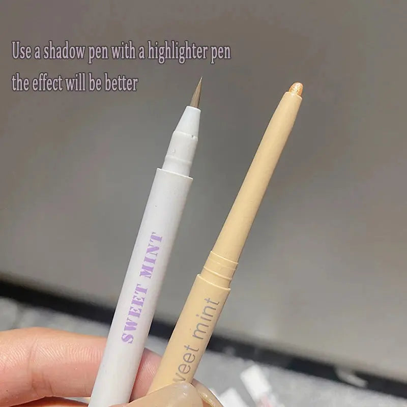 ZUOFILY Tea Brown Liquid Eyeliner & Shadow Pen – Waterproof Matte & Glitter Eye Makeup - Femlinza