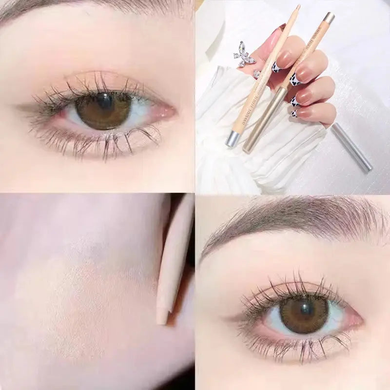 ZUOFILY Tea Brown Liquid Eyeliner & Shadow Pen – Waterproof Matte & Glitter Eye Makeup - Femlinza