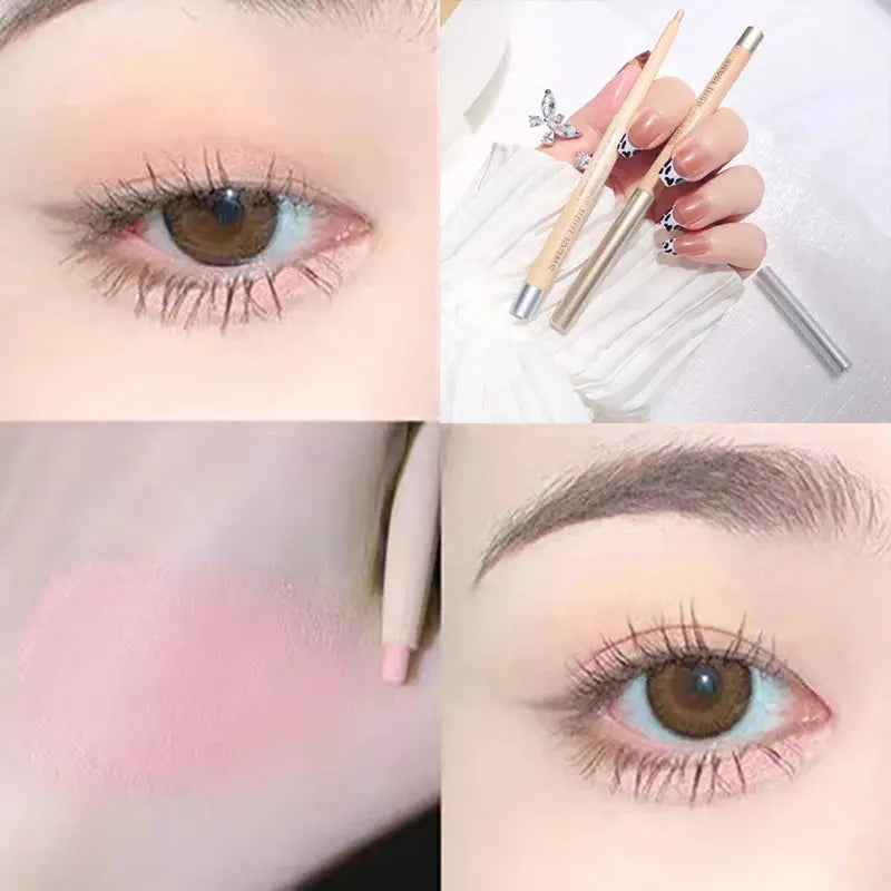 ZUOFILY Tea Brown Liquid Eyeliner & Shadow Pen – Waterproof Matte & Glitter Eye Makeup - Femlinza