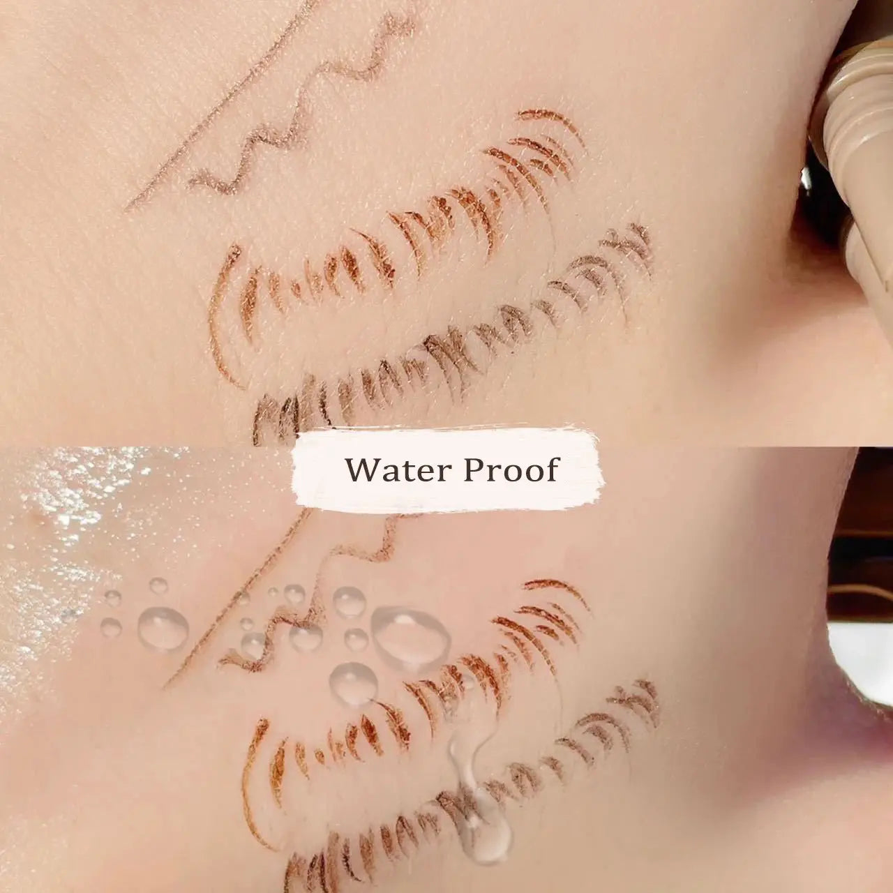 ZUOFILY Tea Brown Liquid Eyeliner & Shadow Pen – Waterproof Matte & Glitter Eye Makeup - Femlinza