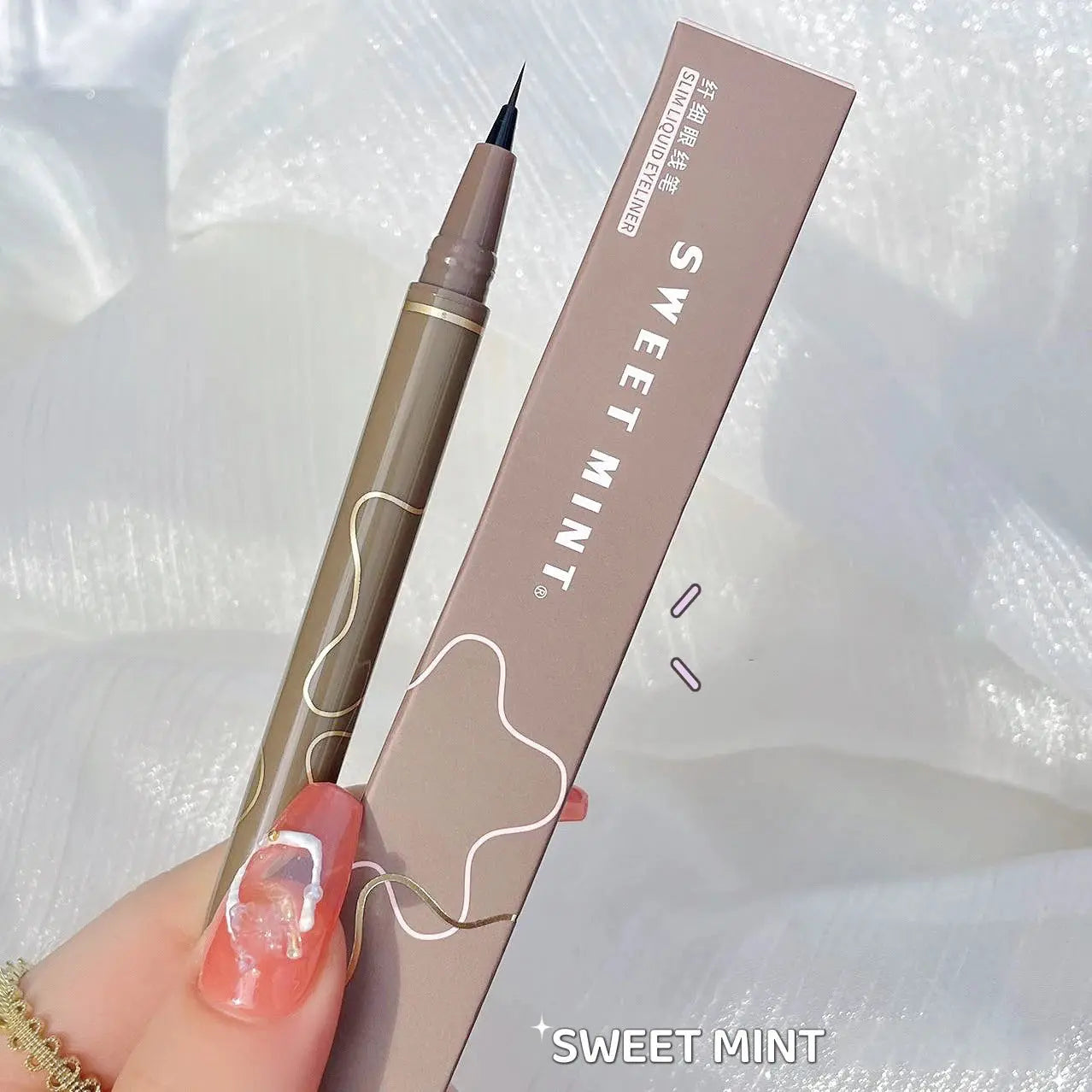 ZUOFILY Tea Brown Liquid Eyeliner & Shadow Pen – Waterproof Matte & Glitter Eye Makeup - Femlinza