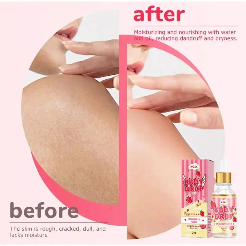 BODY BUTTER Strawberry Cake Body Lotion Body Oil Japanese Skincare Moisturizing Nourishing Body Lotion Peach Coconut Massage Oil - Femlinza