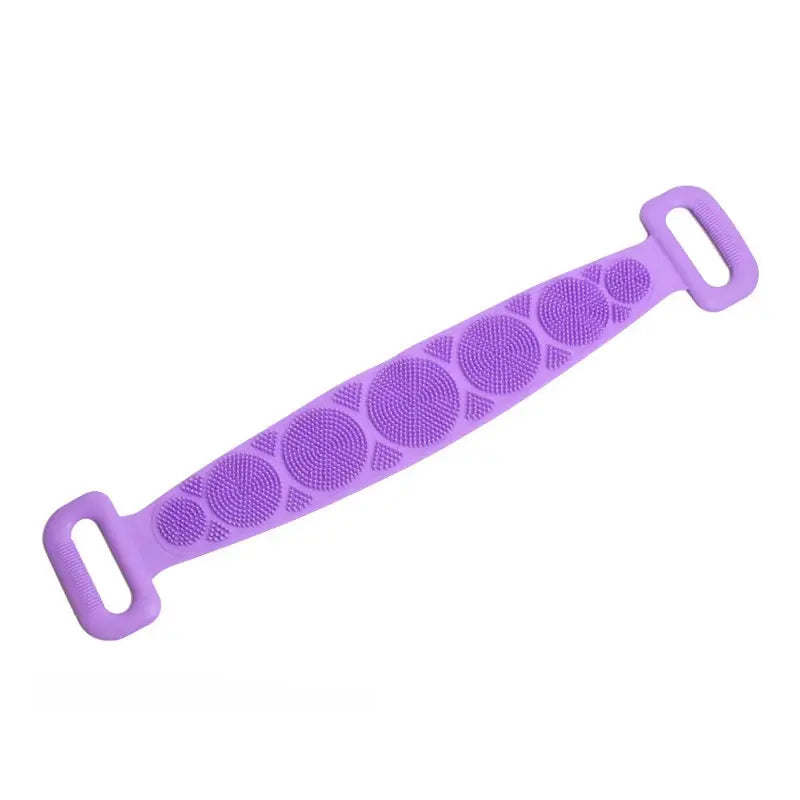 Body Sponge Silicone Brushes Bath Towels Scrubber Rubbing Back Peeling Massage Shower Belt Extended Skin Clean Brushes - Femlinza