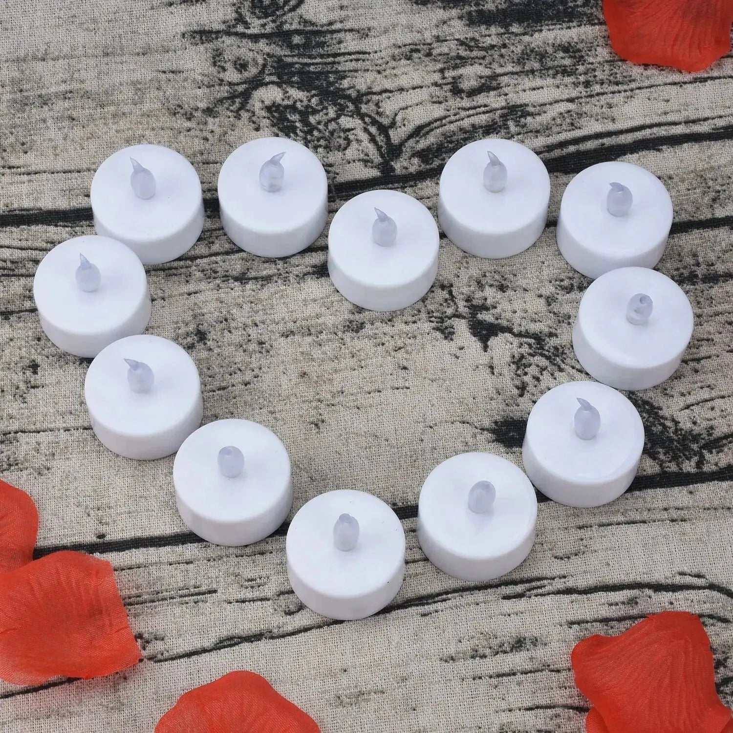 Candlium 12-Pack Warm Yellow Flameless LED Tea Light Candles – 200+ Hours - Femlinza