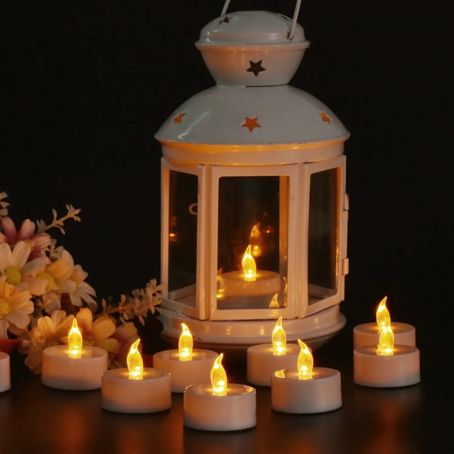 Candlium 12-Pack Warm Yellow Flameless LED Tea Light Candles – 200+ Hours - Femlinza