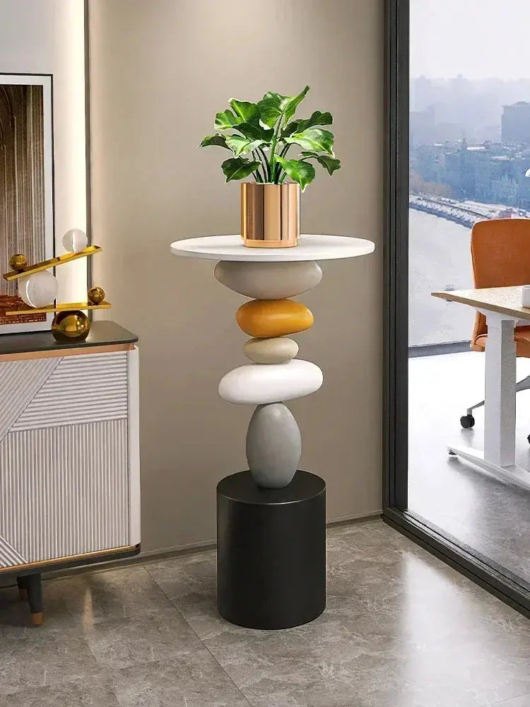 Creative Art Statue Side Table – Modern Minimalist Floor & Coffee Table Décor - Femlinza