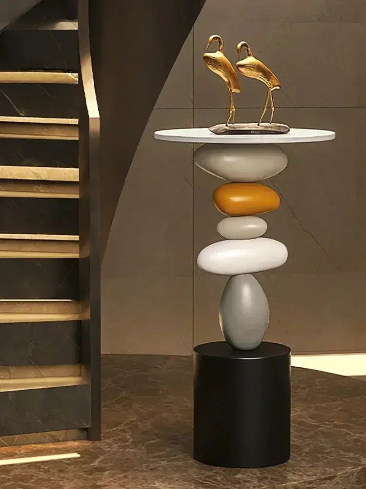 Creative Art Statue Side Table – Modern Minimalist Floor & Coffee Table Décor - Femlinza