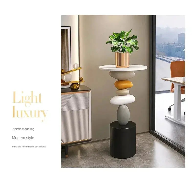 Creative Art Statue Side Table – Modern Minimalist Floor & Coffee Table Décor - Femlinza