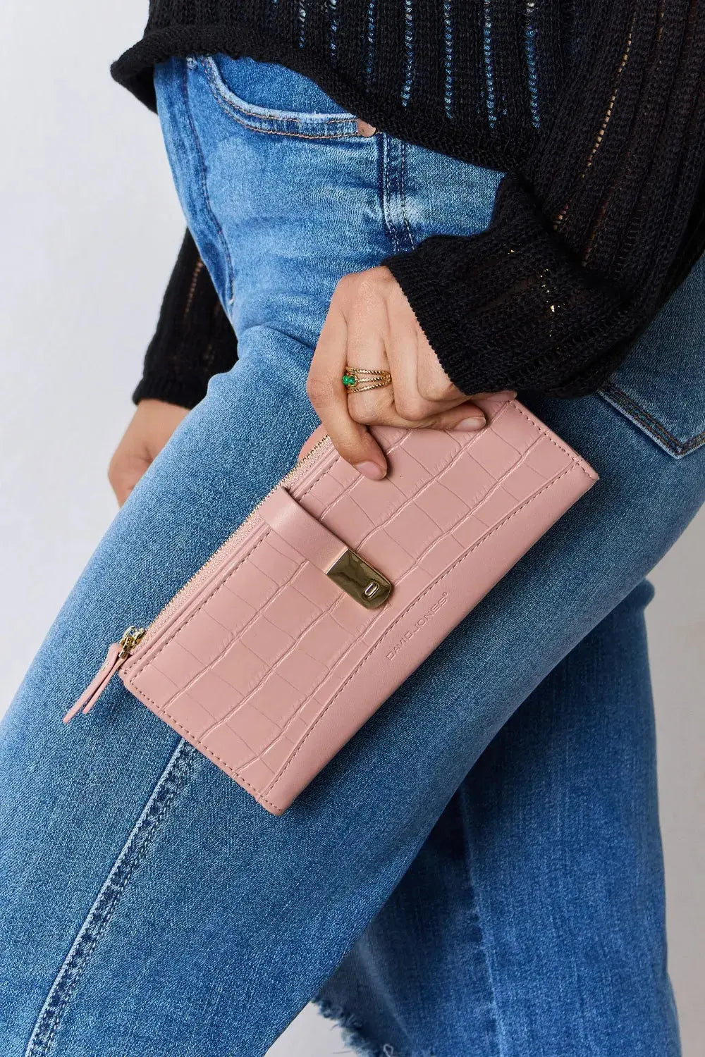 David Jones Texture PU Leather Wallet - Femlinza