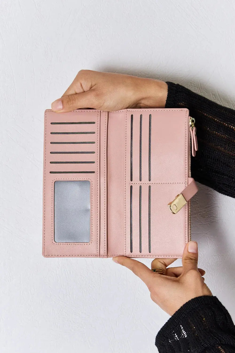 David Jones Texture PU Leather Wallet - Femlinza