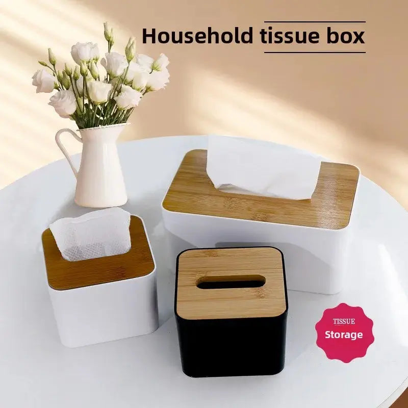 Decorative Tissue Box Holder – Stylish Desktop & Countertop Organizer - Femlinza