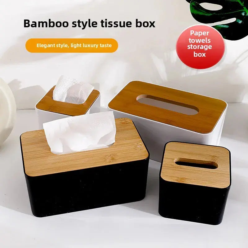 Decorative Tissue Box Holder – Stylish Desktop & Countertop Organizer - Femlinza