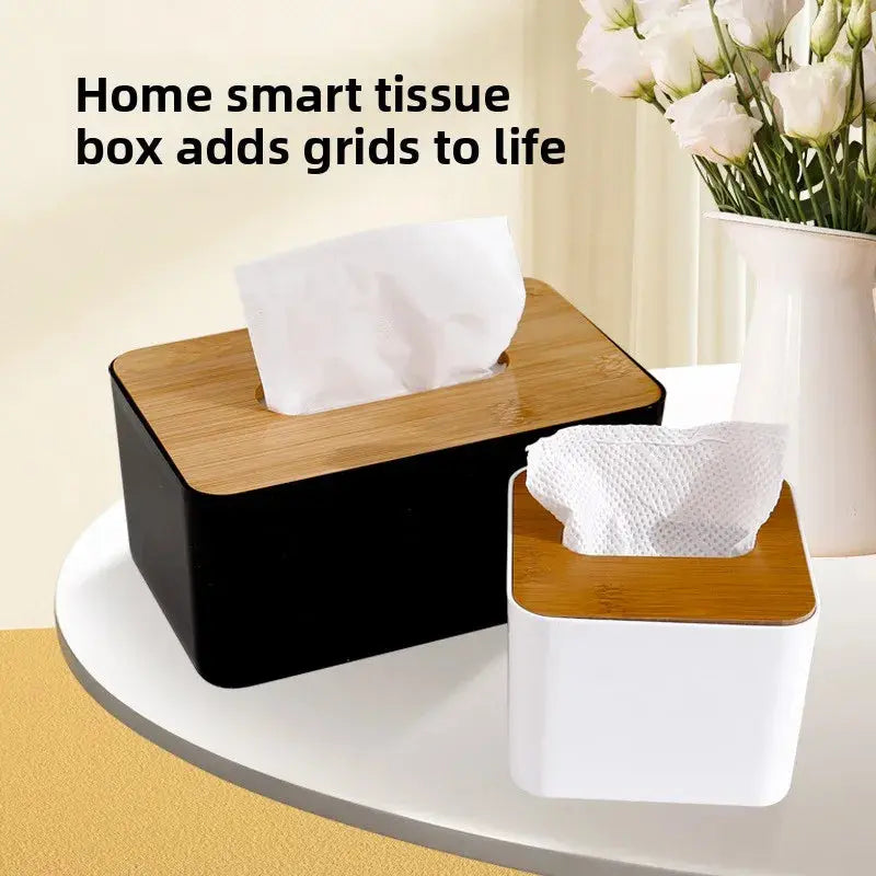 Decorative Tissue Box Holder – Stylish Desktop & Countertop Organizer - Femlinza