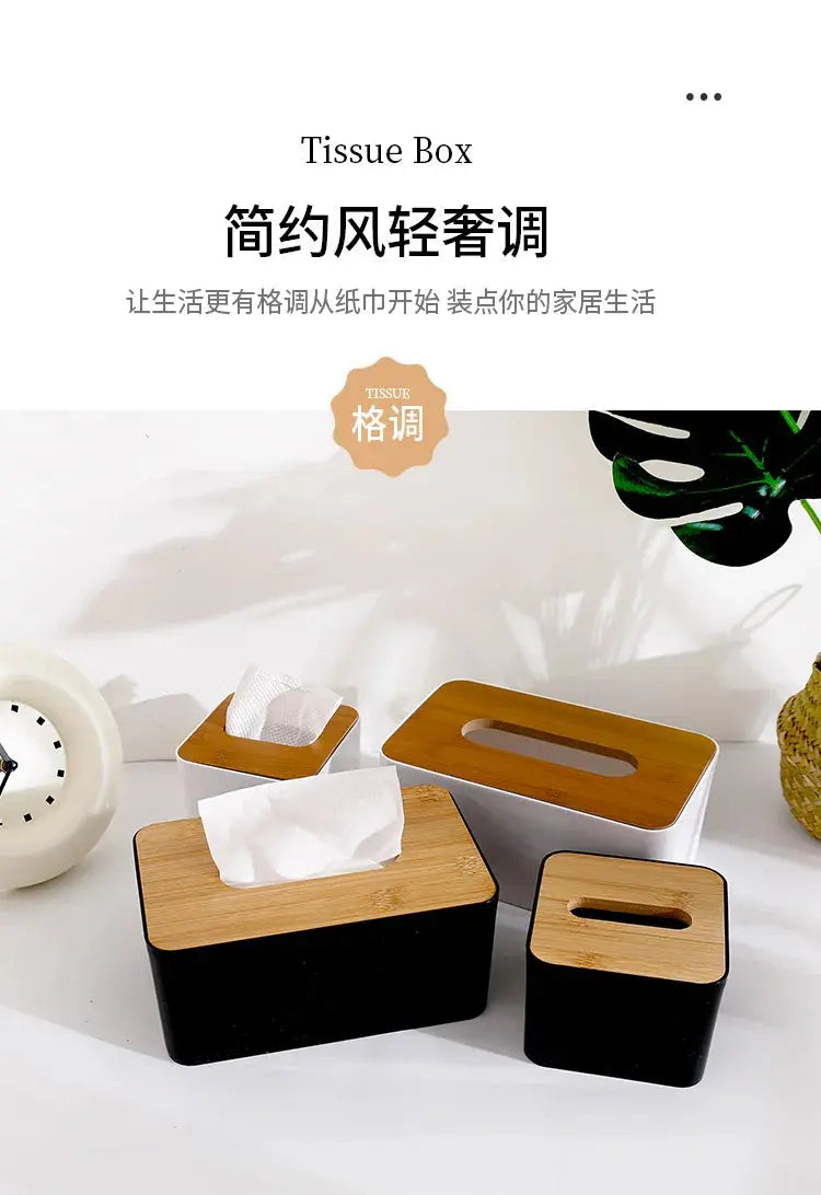 Decorative Tissue Box Holder – Stylish Desktop & Countertop Organizer - Femlinza