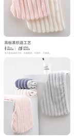 Dry Hair Cap for Women, Thickened and Super Absorbent Headscarf for Wiping Hair, Quick Drying Cap, Dry Hair Towel - Femlinza