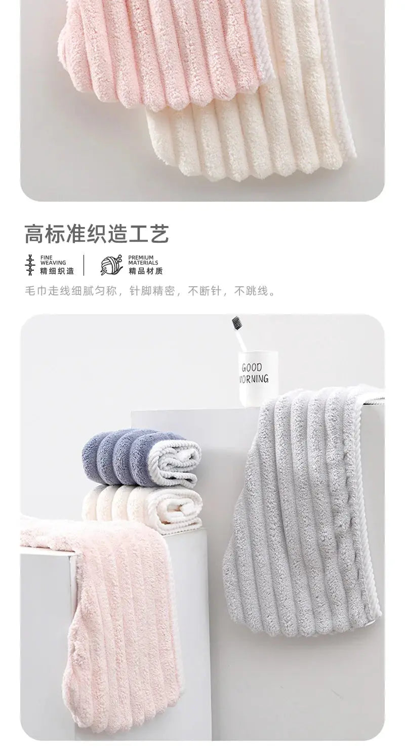 Dry Hair Cap for Women, Thickened and Super Absorbent Headscarf for Wiping Hair, Quick Drying Cap, Dry Hair Towel - Femlinza