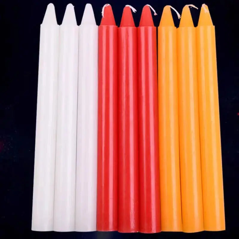 Emergency Stick Candles – 10-Piece Set for Home & Prayer Use - Femlinza