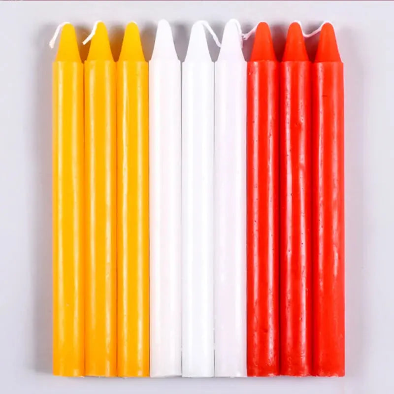 Emergency Stick Candles – 10-Piece Set for Home & Prayer Use - Femlinza