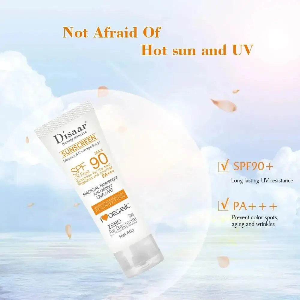 Face Body Whitening Sun Cream SPF 90 Sunblock Skin Protective Cream Anti-Aging Oil-control Moisturizing Skin Care - Femlinza