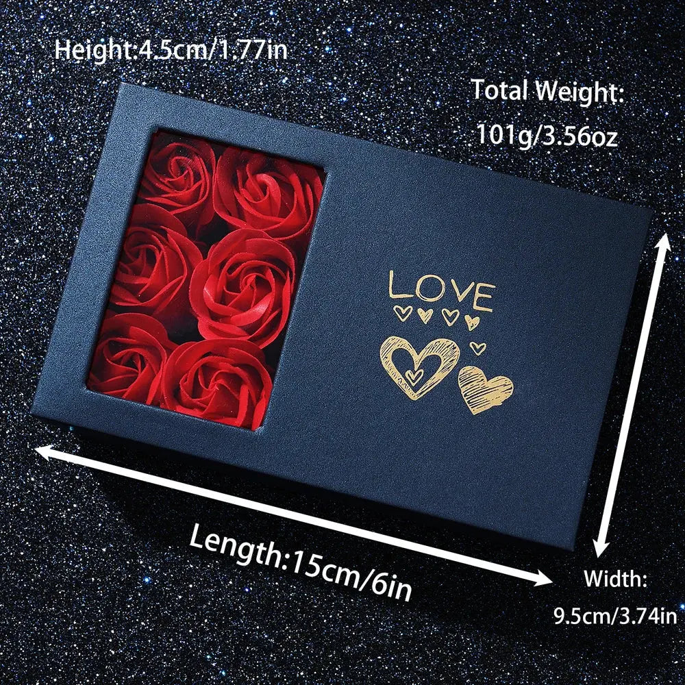 Fashion Luxury Women Gold Watch Bracelet Necklace 6Pcs Set Ladies Diamond Quartz Wristwatch Valentine's Day Mother's Day Gift - Femlinza