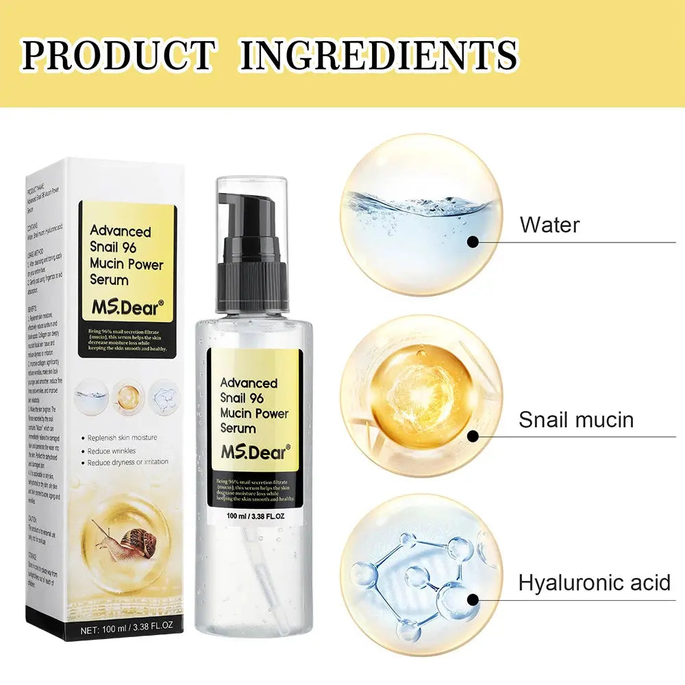 Snail Collagen Face Cream / Repair Essence Hydrating Moisturizing Fade Dark Spots Anti-aging Facial Serum Cream Korean Skin Care - Femlinza