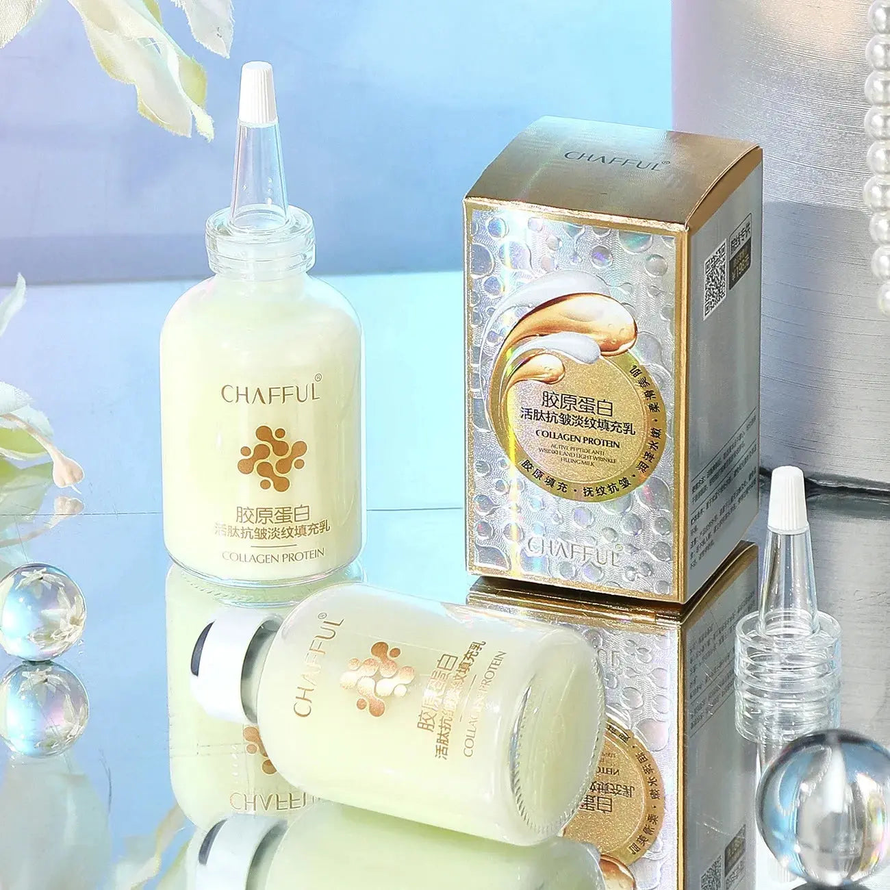 Collagen Face Serum skincare Facial Essence Liquid Firming Moisturizing Nourishing Facial Serum Skin Care - Femlinza