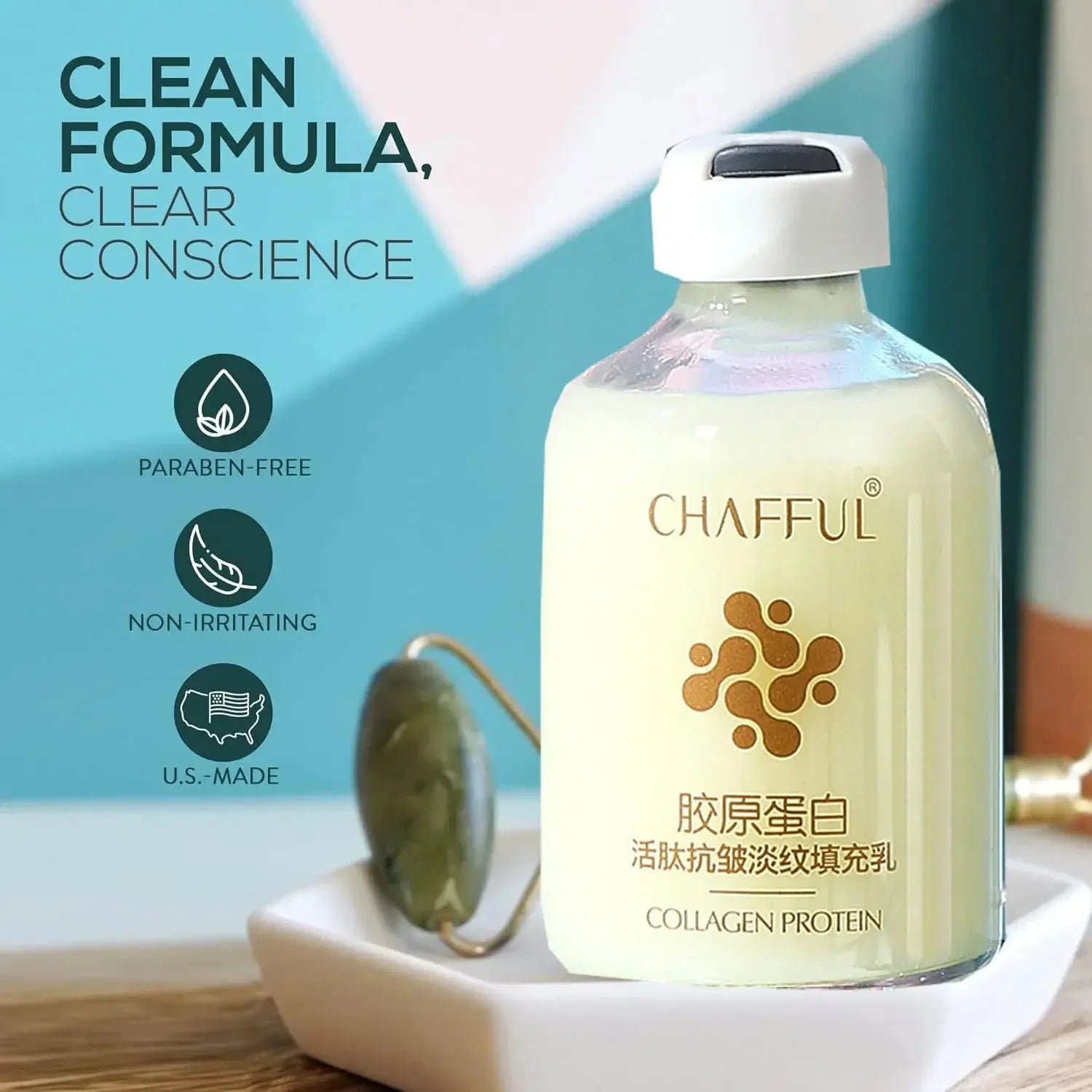 Collagen Face Serum skincare Facial Essence Liquid Firming Moisturizing Nourishing Facial Serum Skin Care - Femlinza